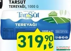 TARIM KREDİ TARSÜT TEREYAĞI 1 KG fiyat ve kampanya bilgisi